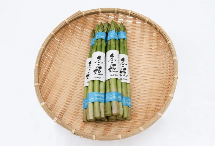 美幌のブランドアスパラ、冬姫