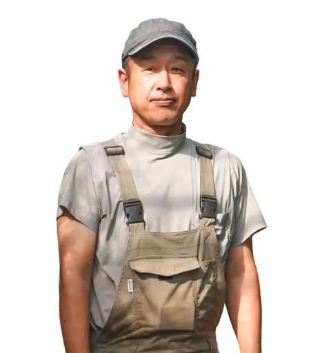 アスパラ農家中原さん